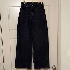 American Eagle stretch wide leg jeans